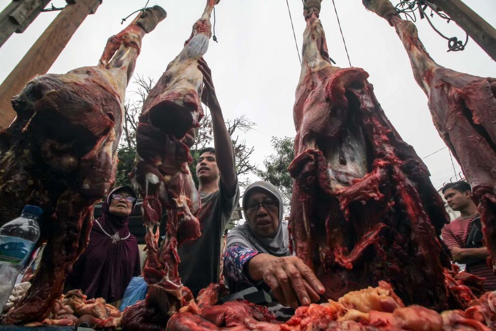 Pedagang Daging Mogok, Suplier Sapi Impor di Tangerang Sepi Aktivitas