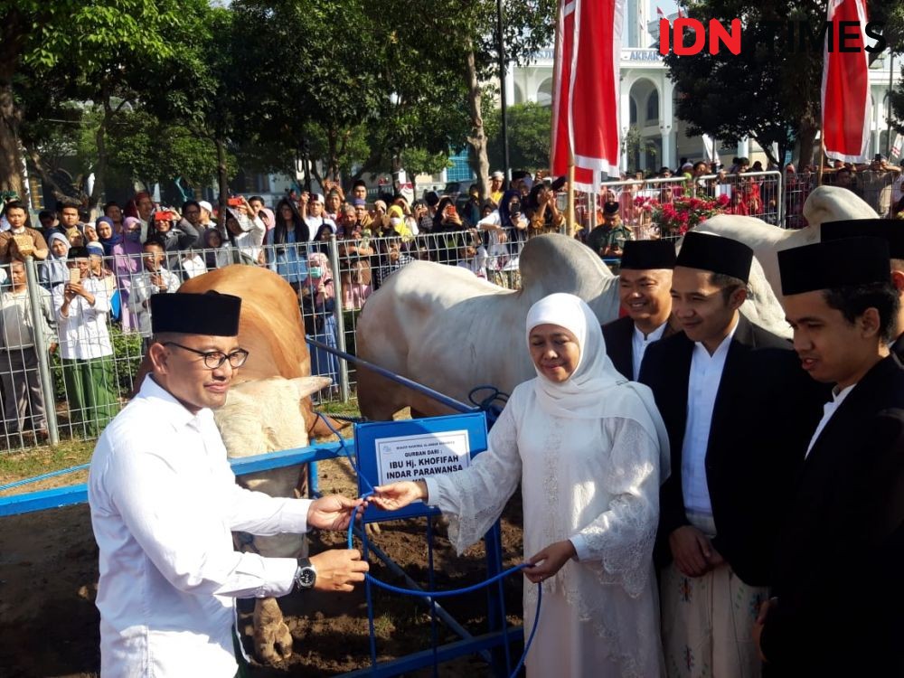 Khofifah Ingatkan Iduladha Jadi Sarana Komunikasi Lintas Golongan