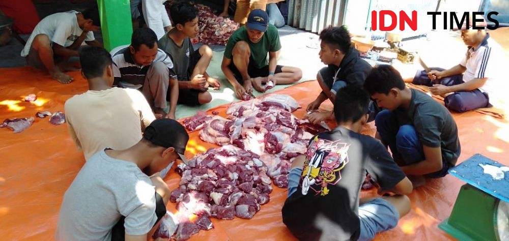 Pandemik, Penyembelihan Hewan Kurban di Semarang Pakai Cara Kilat 
