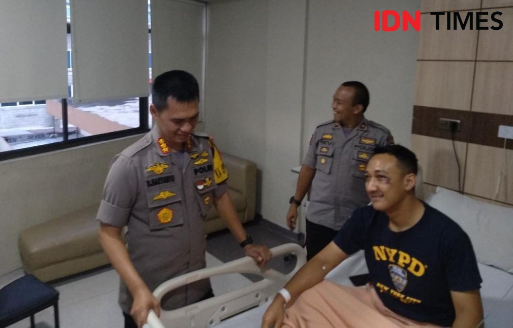 Dikeroyok Geng Narkoba, Ginanjar Kaget Dijenguk Kapolrestabes Medan