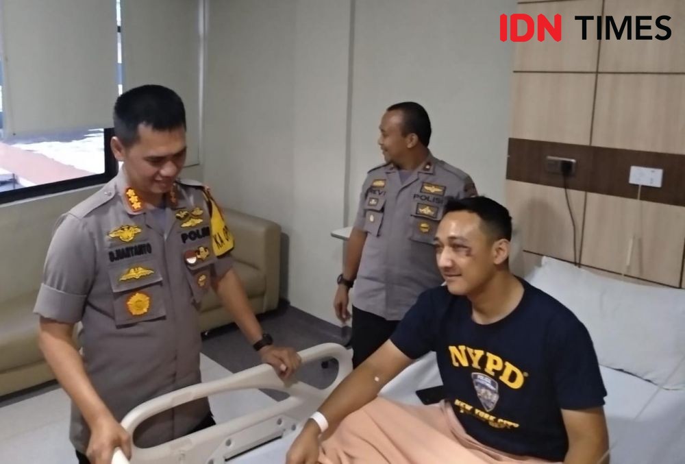 Dikeroyok Geng Narkoba, Ginanjar Kaget Dijenguk Kapolrestabes Medan