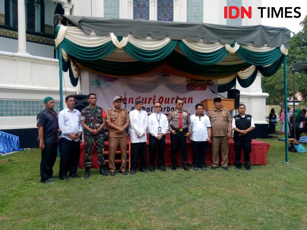 ACT Sumut Gelar Kenduri Kurban Bareng Warga di Masjid Raya Medan