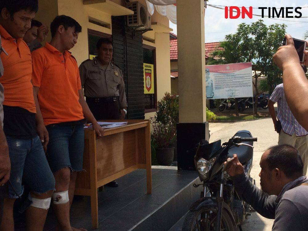 Duo Jambret Sadis Di 'Dor' Polisi, Pakai Pisau Cutter Saat Beraksi