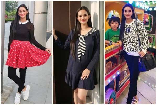 10 Gaya Ibu Hamil ala Faby Marcelia, Auranya Makin Terpancar