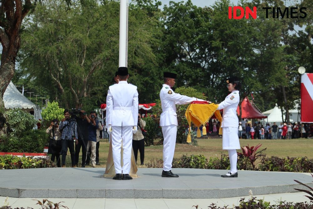 [FOTO] Pernak-pernik Upacara Hari Kemerdekaan di Balikpapan, Meriah!
