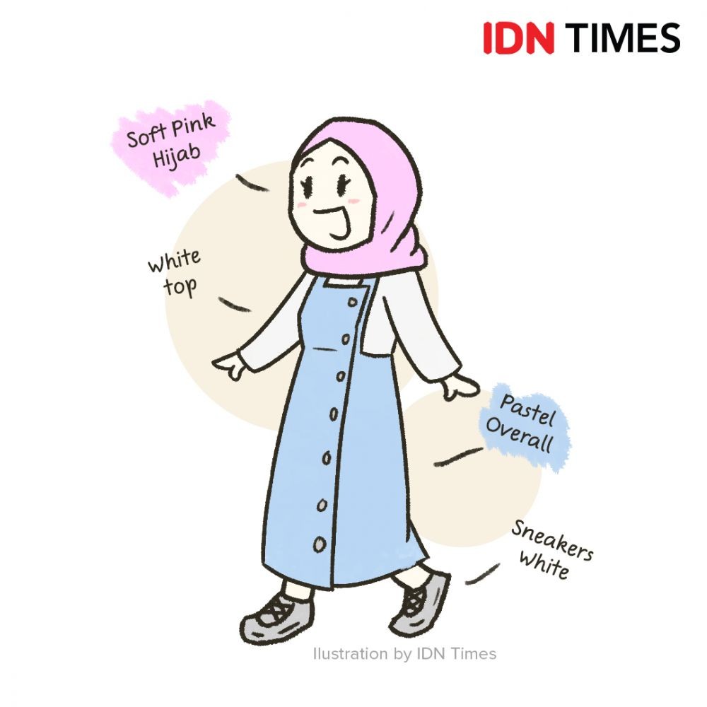 10 Style Hijab Buat Ke Kampus Tiap Hari