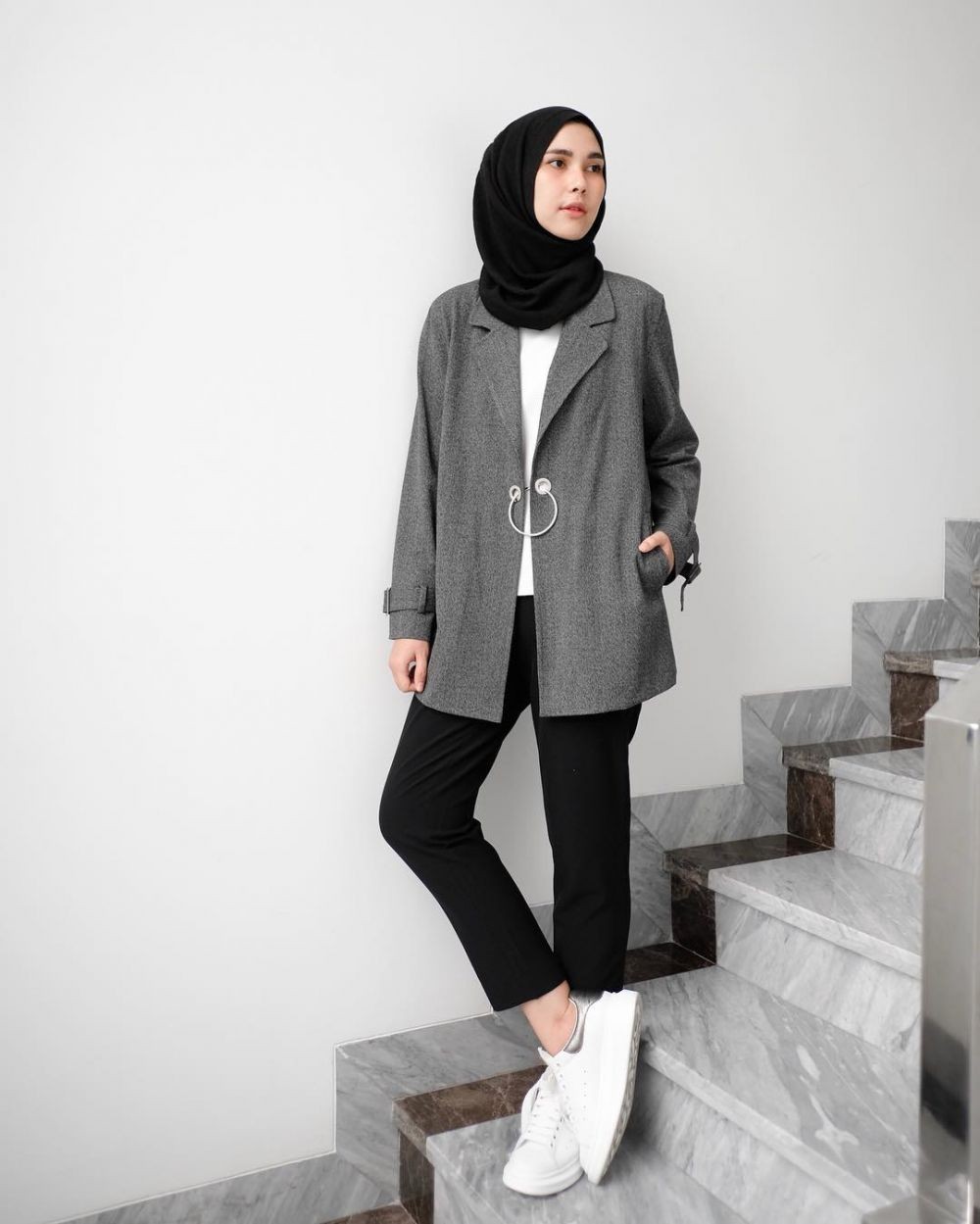 Office Chic Hijab Outfit