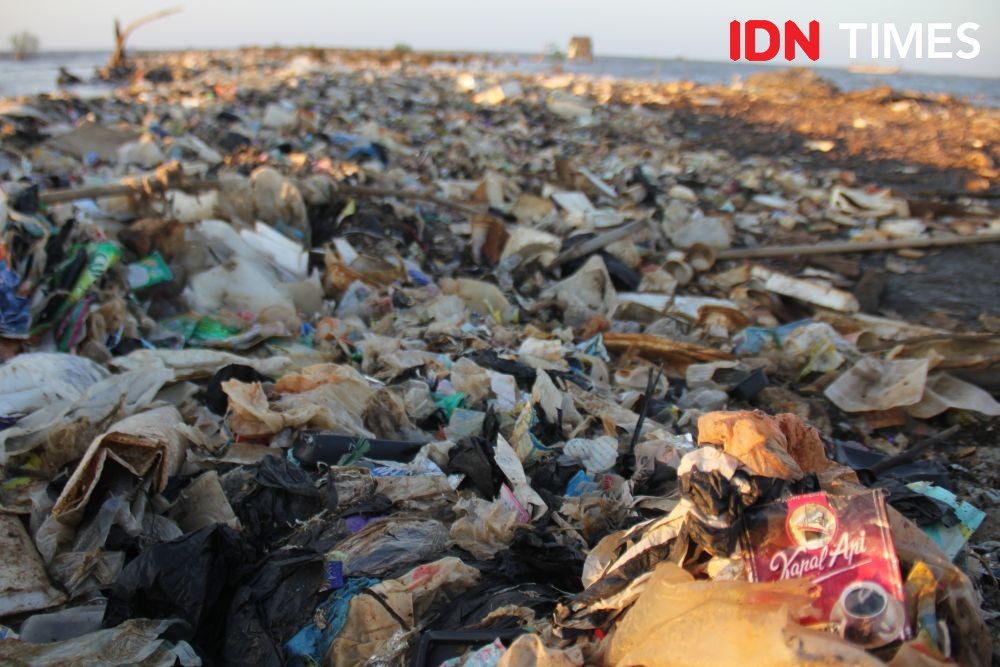 Pulau Sampah di Muara Cisadane, dari Lahan Kosong Jadi Pusat Sampah