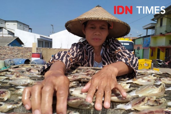 Musim Kemarau, Perajin Ikan Asin di Tambaklorok Justru Merugi