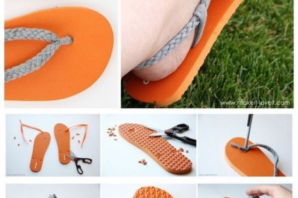 Gak Perlu Beli, Ini 10 DIY Menyulap Sandal Jepit Lama Jadi Baru Lagi!