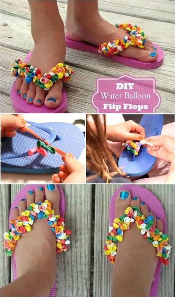 Gak Perlu Beli Ini 10 DIY Menyulap Sandal  Jepit Lama Jadi 