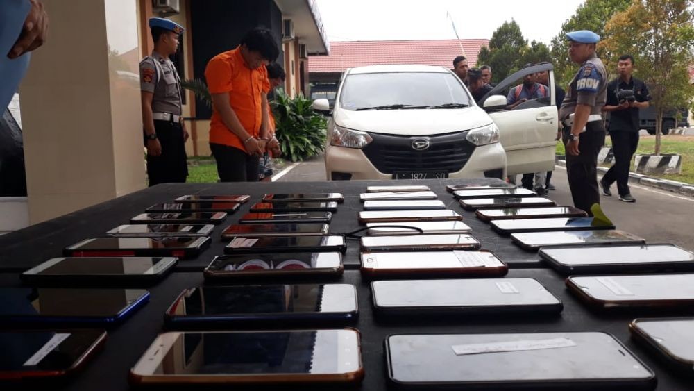 Komplotan Pencuri Gadget Asal Surabaya Diringkus Polres Kulon Progo