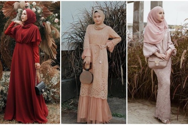 dress hijab kondangan