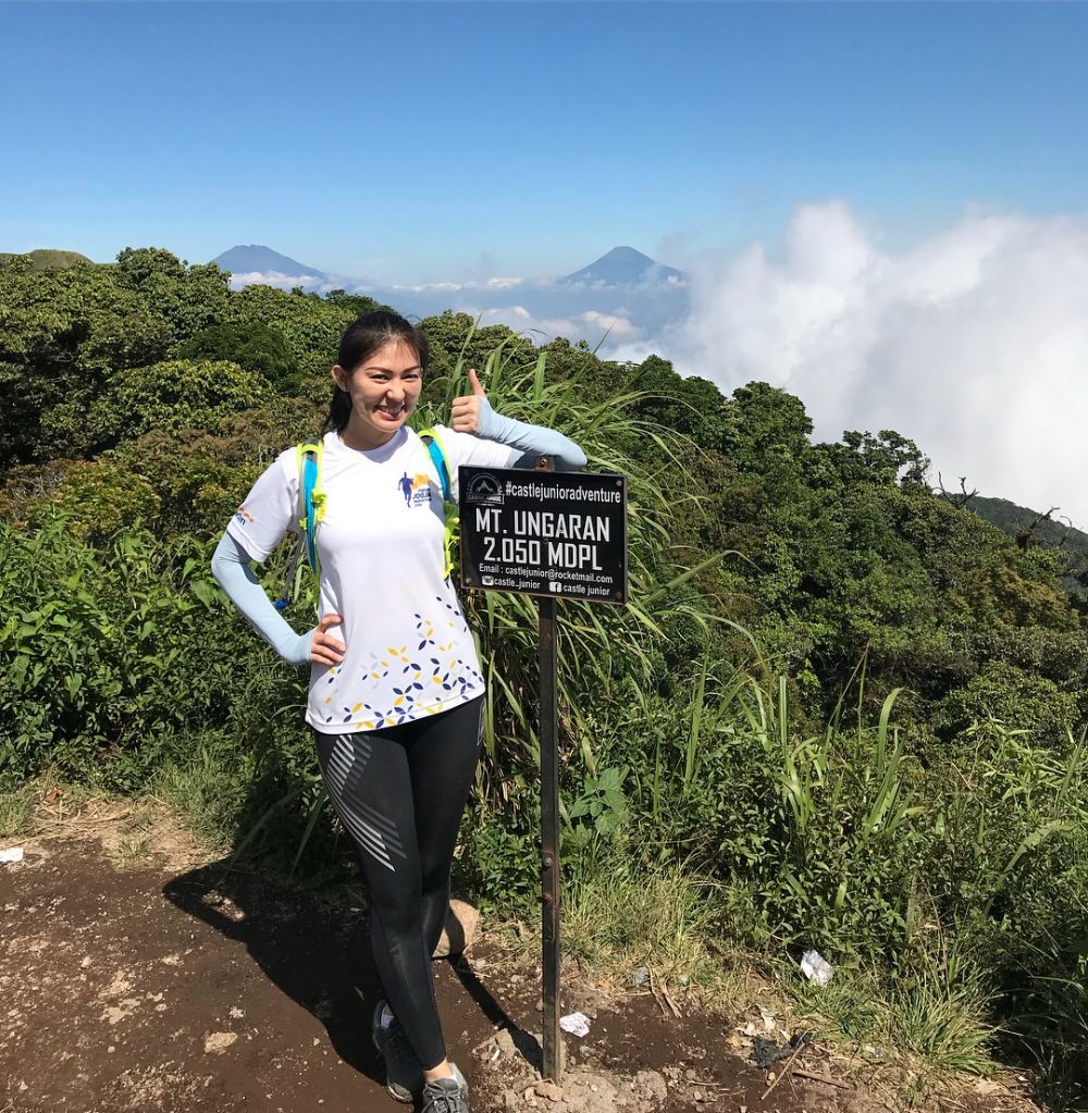 Aida Chandra, Calon Istri Delon Rajin Lari di GOR Semarang. Bugar...!