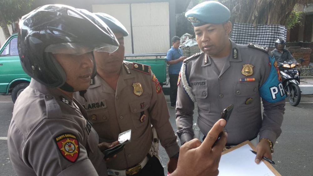 Kena Razia Provos, Oknum Polisi di Bali Tak Bawa Surat-surat Kendaraan