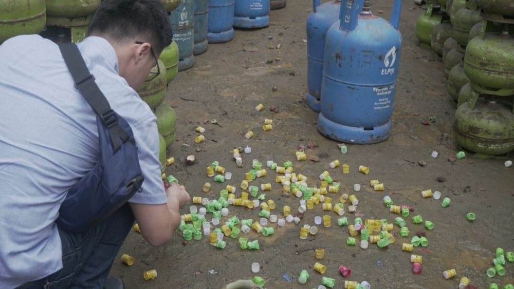 5 Orang Ditangkap saat Oplos Elpiji 3 Kg di Bogor