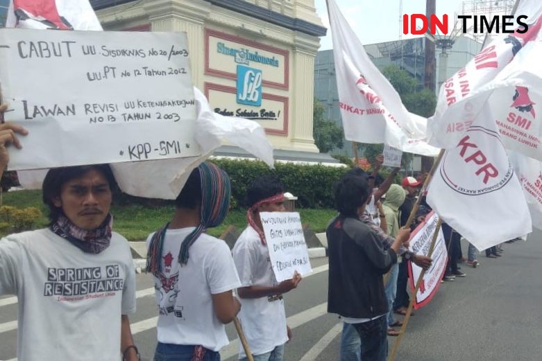 SMI Demo, Uang Kuliah Tunggal Dianggap Tak Berpihak pada Rakyat Miskin