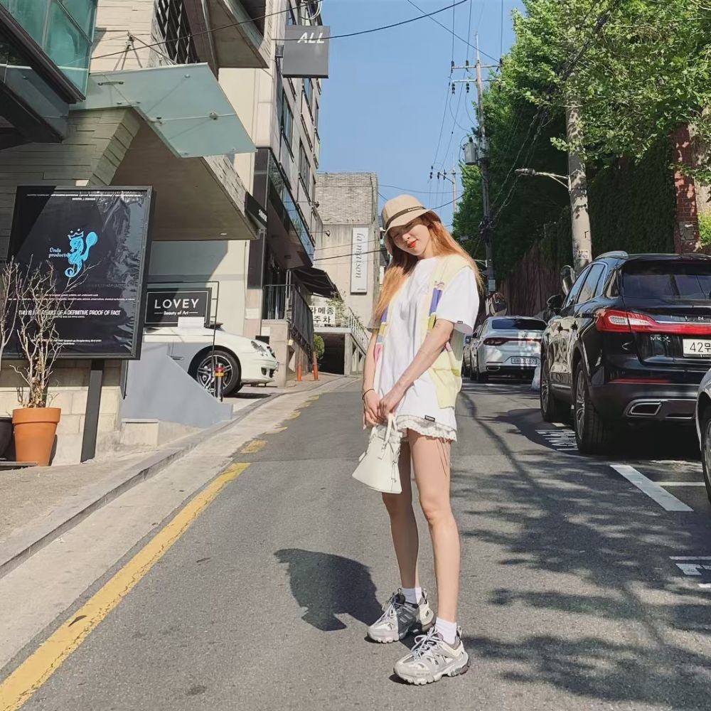 10 Padu Padan Oversized T Shirt Ala Seleb Korea Stylish Tanpa Ribet