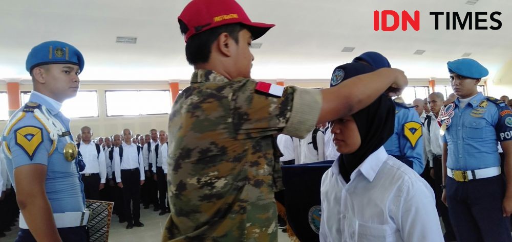 Latih Kedisiplinan Taruna Baru, STTKD Yogyakarta Libatkan Paskhas