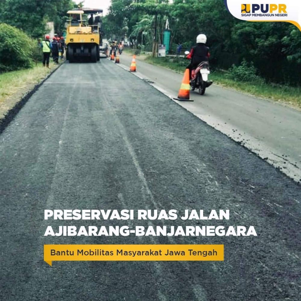 Perbaikan Jalan di Ruas Selatan Jateng Menggunakan Aspal Karet