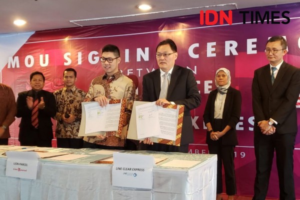Tingkatkan Perdagangan, Lion Parcel Gandeng Line Clear Express