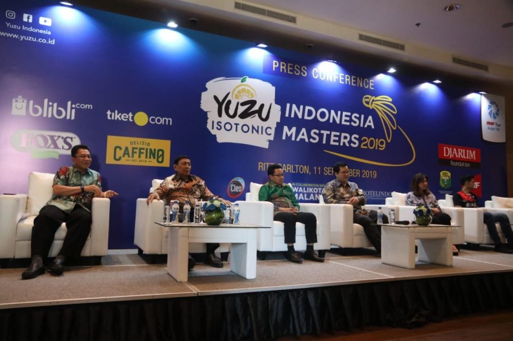 YUZU Indonesia Masters 2019 Perebutkan Total Hadiah US$75 Ribu