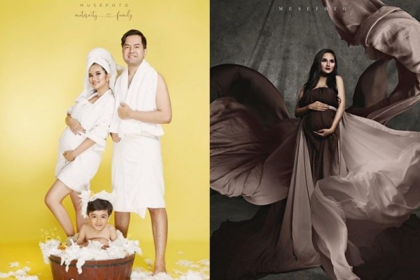10 Maternity Shoot ala Faby Marcelia, Makin Anggun dan Memesona