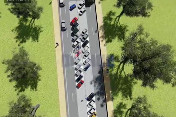 Pilot Project, Parkir Jalan Wijaya Kusuma Didesain di Tengah Jalan