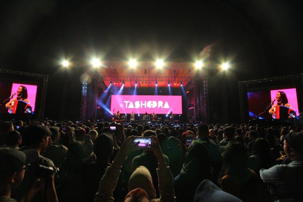 [FOTO] Meriahnya Balkonjazz Festival 2019 yang Hidupkan Borobudur