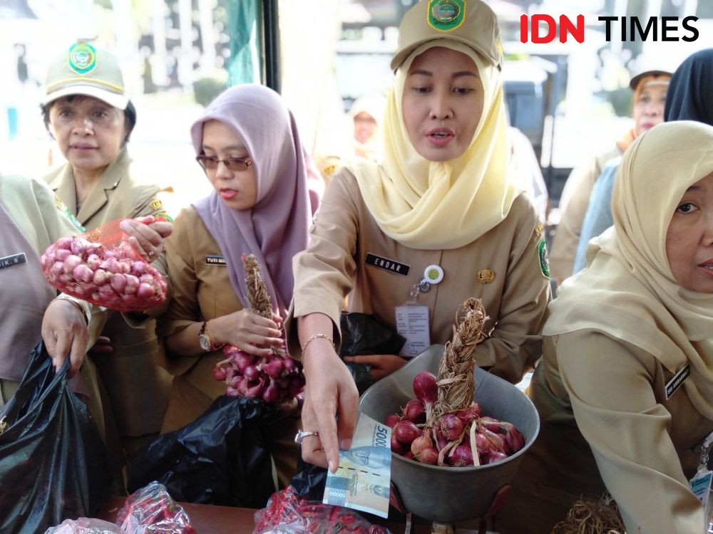 3 Ton Bawang Merah Ludes Diborong ASN Pemkab Bantul