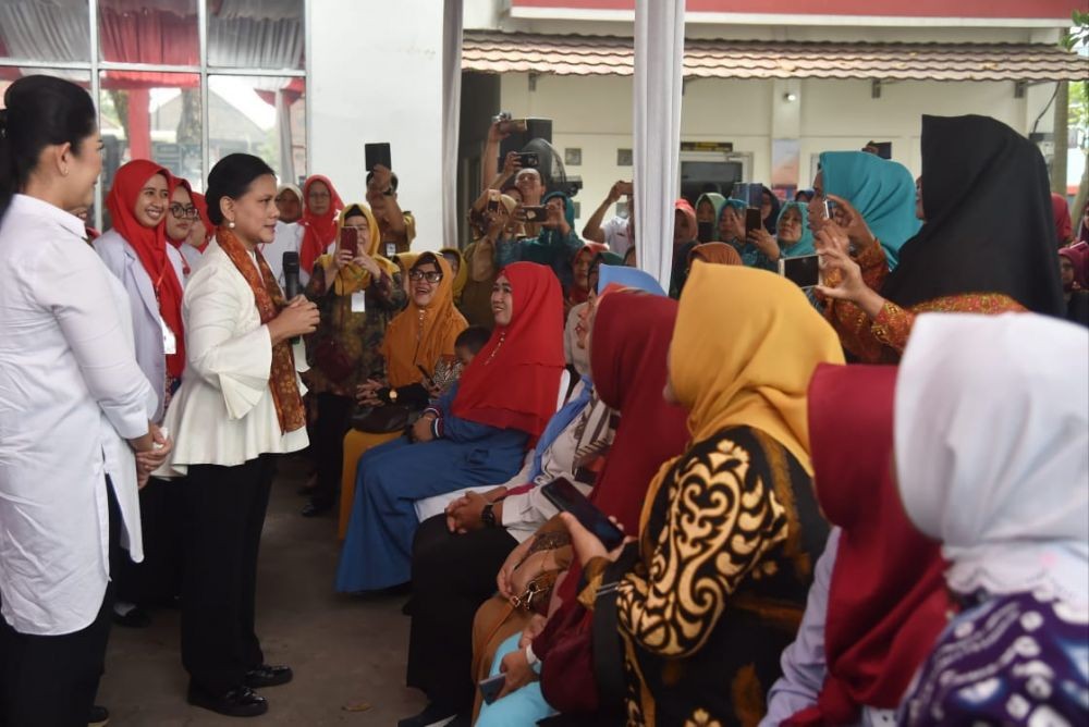 Kunjungi PAUD Palembang, Iriana Jokowi  Disambut Lagu Maju Tak Gentar 