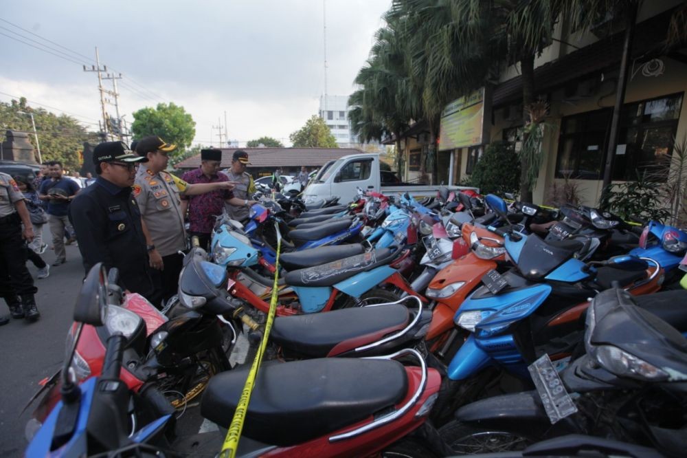 Ungkap Kejahatan, Polres Kota Malang Berhasil Berantas Curanmor 
