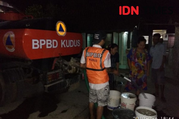 7 Desa di Kudus Krisis Air Bersih, BPBD Drop 296 Ribu Liter