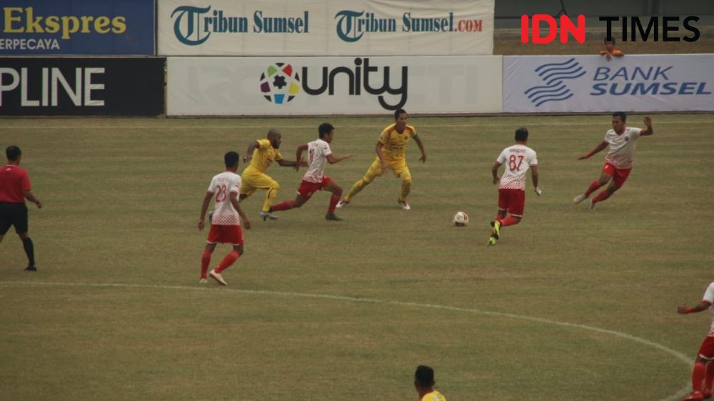 Bungkam Persibat, Sriwijaya FC Tetap Kokoh di Puncak Klasemsen 
