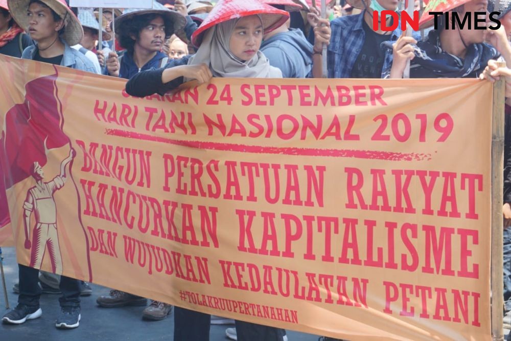Hari Tani Nasional, Massa G24S Gelar Aksi Tuntut Kedaulatan Petani