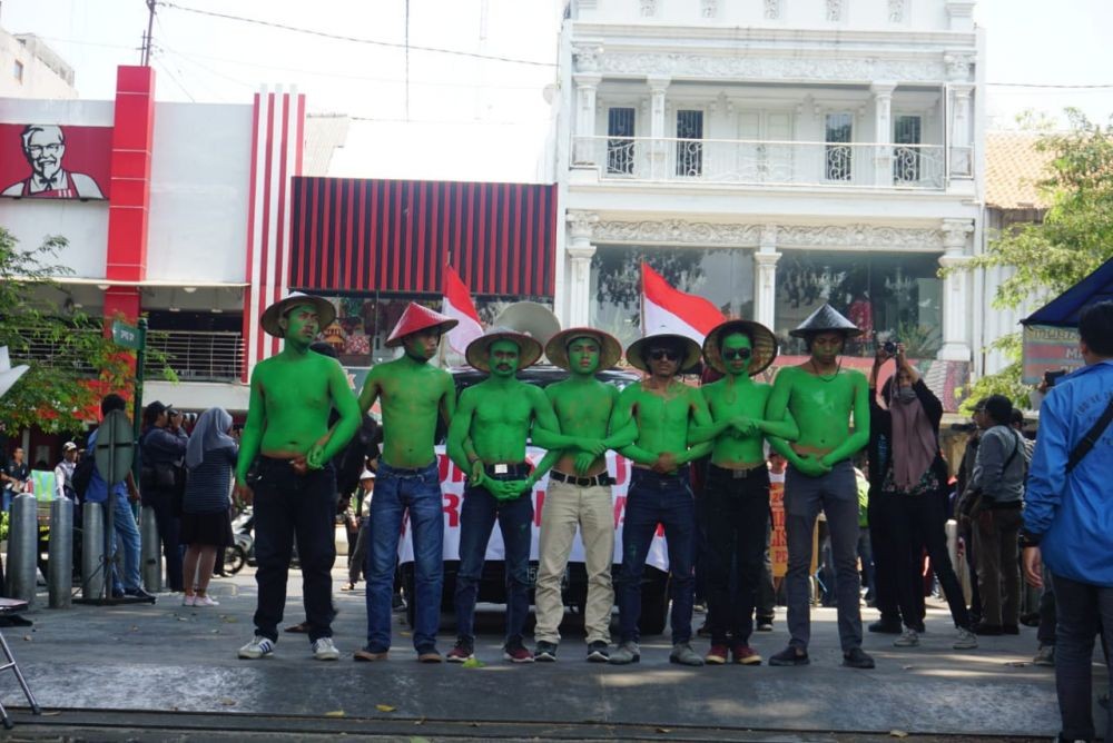 Hari Tani Nasional, Massa G24S Gelar Aksi Tuntut Kedaulatan Petani