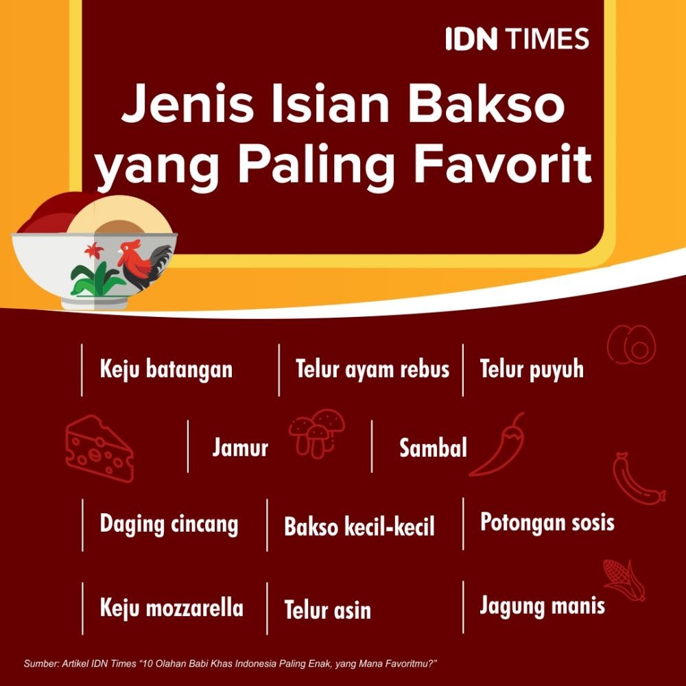 11 Aneka Kreasi Isian Bakso yang Paling Favorit Mana 