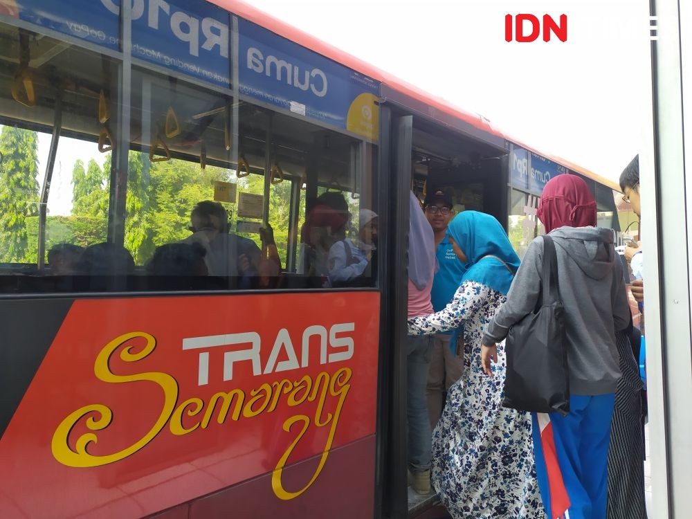 Ini Cara Hemat Naik Trans Semarang, Bayarnya Hanya Rp10