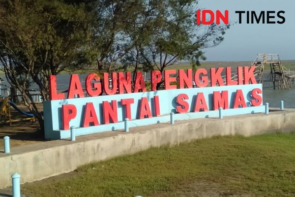 Sepi Pengunjung Wisata Laguna Pengklik Pantai Samas Kian