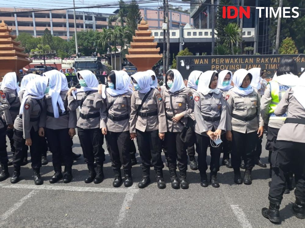 Amankan Aksi Tolak Omnibus Law, Polda Jatim Kerahkan 3.432 Personel