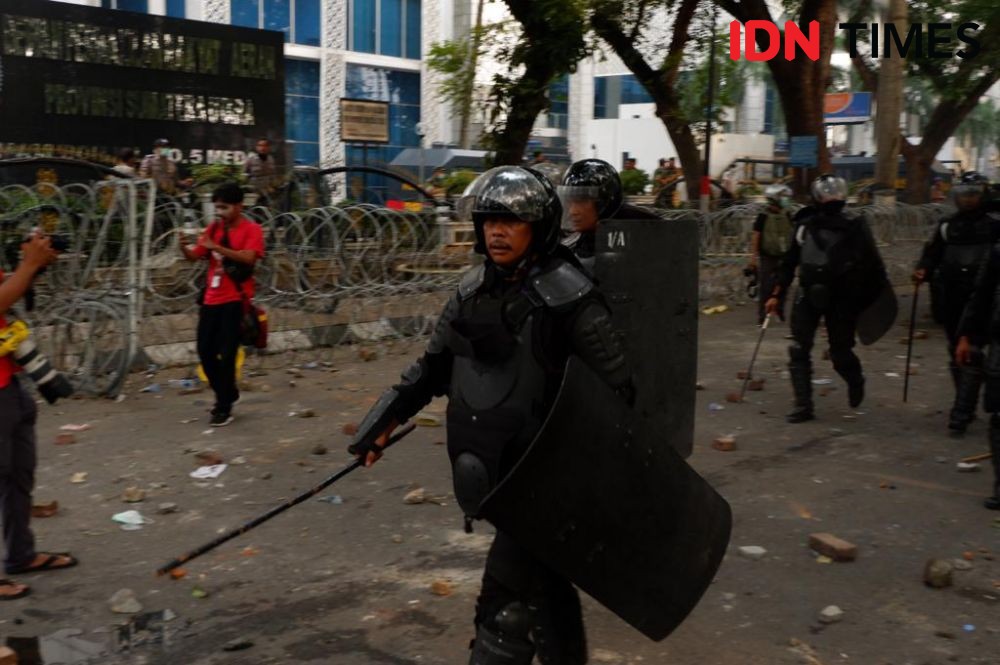 Pengamanan Jelang Pelantikan Presiden, Polres Sukoharjo Cek Alutsista