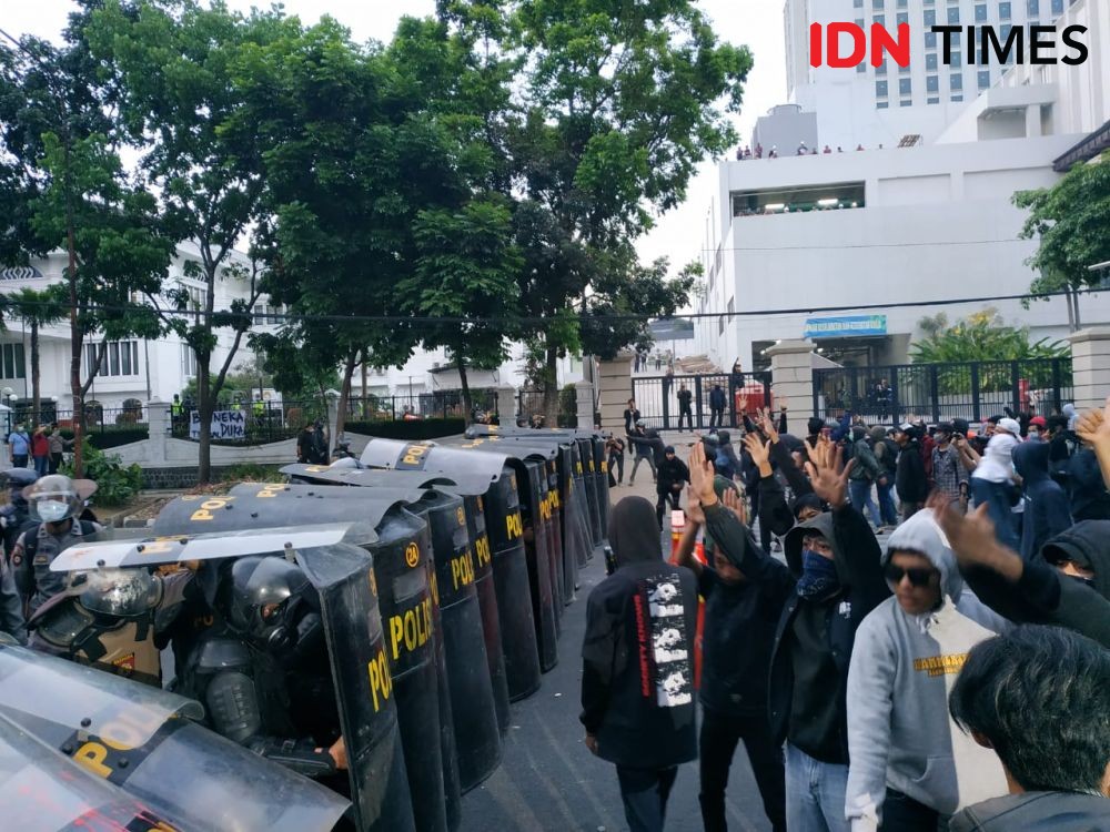 Polda Jabar: Anarko Biang Kericuhan Demonstrasi Bandung