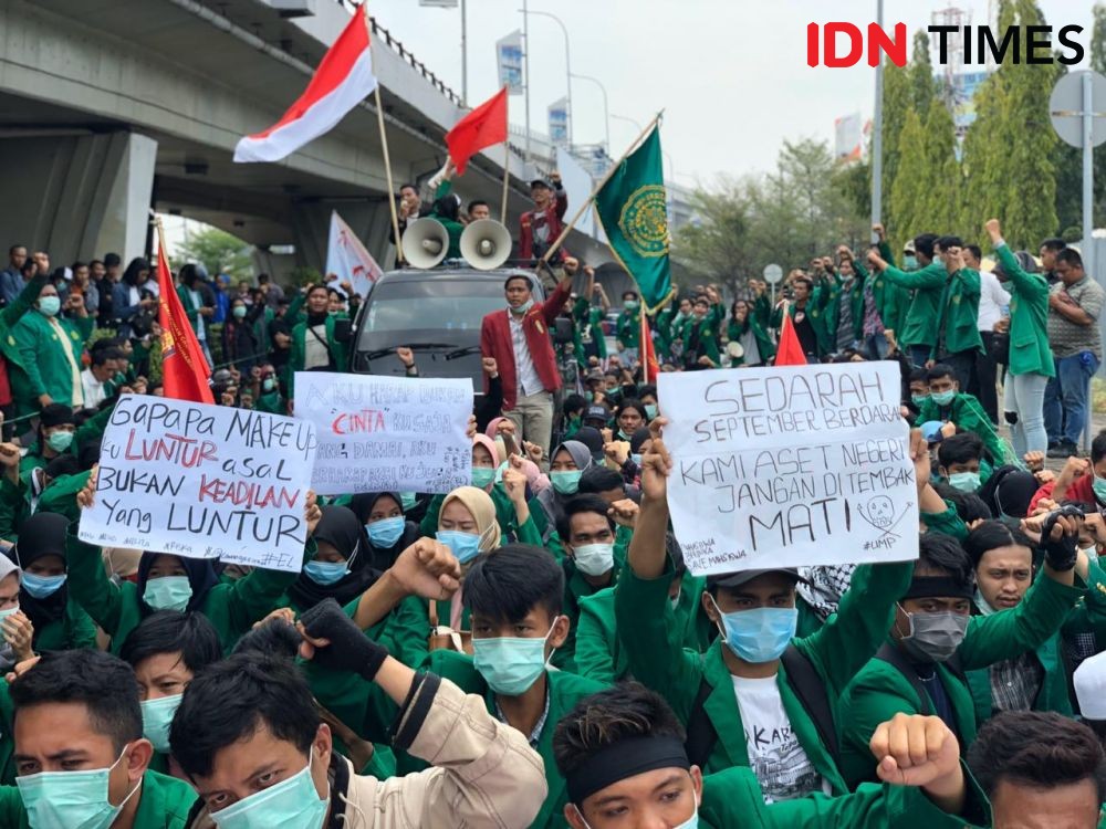 Polri Tak Penuhi Tuntutan, Mahasiswa UMP Siap Hijau-Merahkan Sumsel 