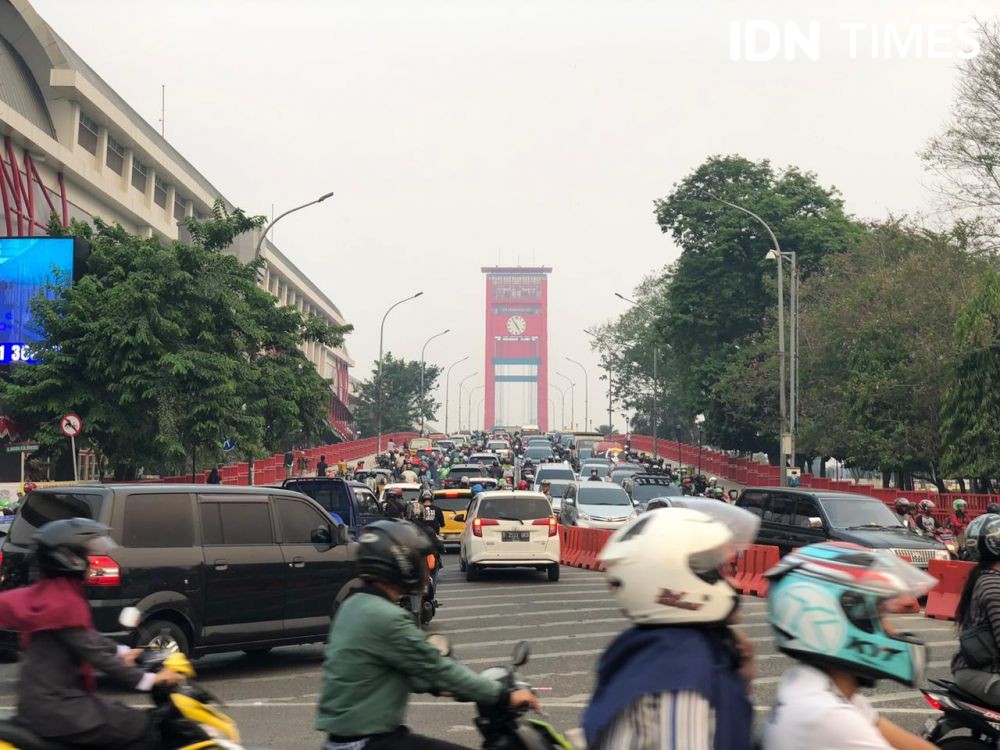 Dampak Karhutla, ISPU Palembang Hari Ini Dinyatakan Tak Sehat