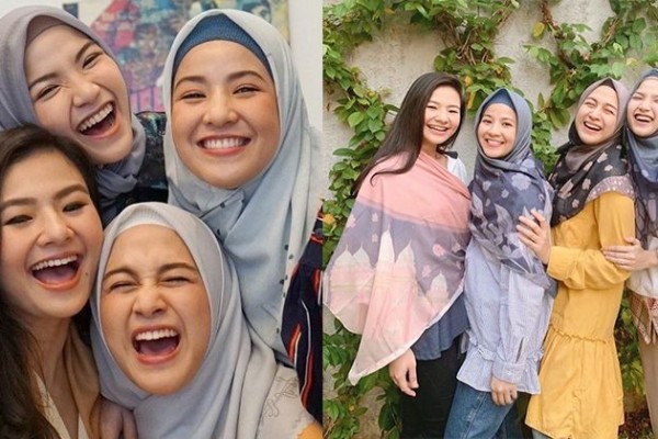 10 Potret The Berempat Aja, Geng Artis Mama Muda yang Jadi YouTuber