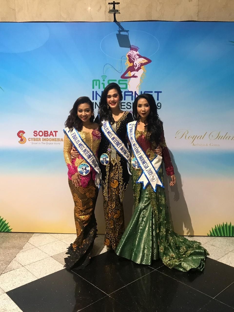 Selamat! Difa Putri Ariani Raih Runner-up Miss Internet Indonesia 2019