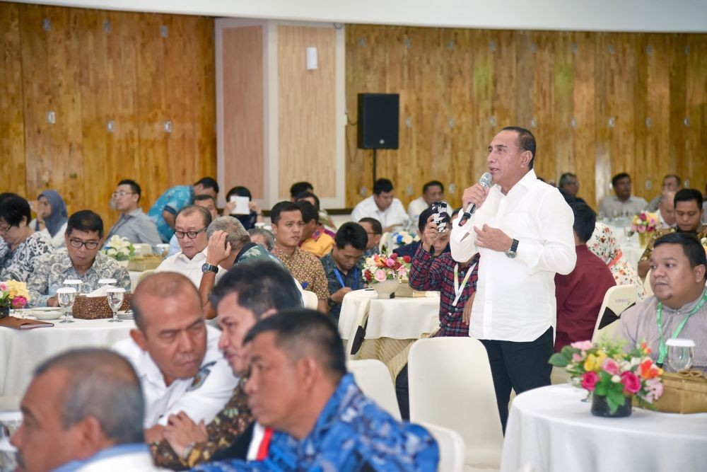 Gubernur Edy Rahmayadi Kumpulkan Rp2 M untuk Warga Sumut di Wamena