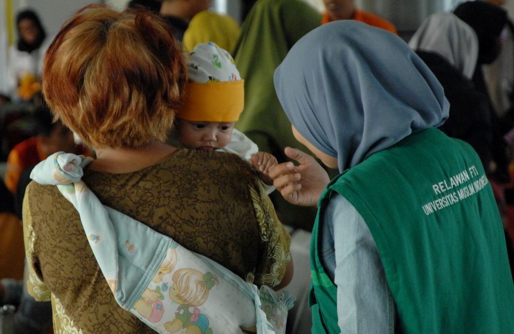 [FOTO] Seribu Ekspresi Para Pengungsi Wamena Setiba di Makassar