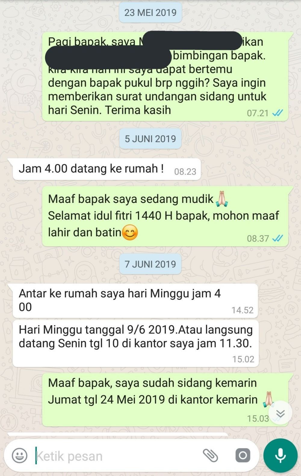 13 Chat Kocak Para Pejuang Skripsi Dosen Pembimbing