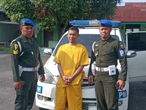 Mau Gerebek Rumah Warga, Eks TNI Ditangkap Subdenpom Binjai